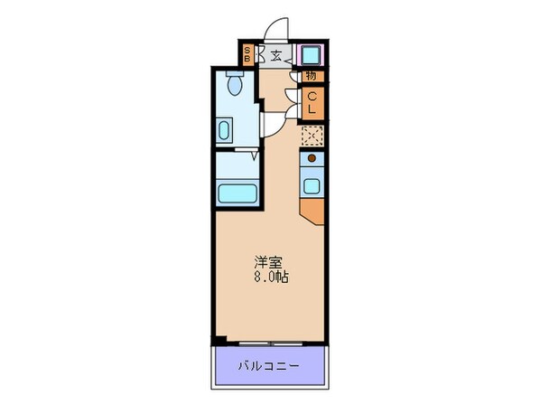 エスリ－ド御堂筋梅田(511)の物件間取画像